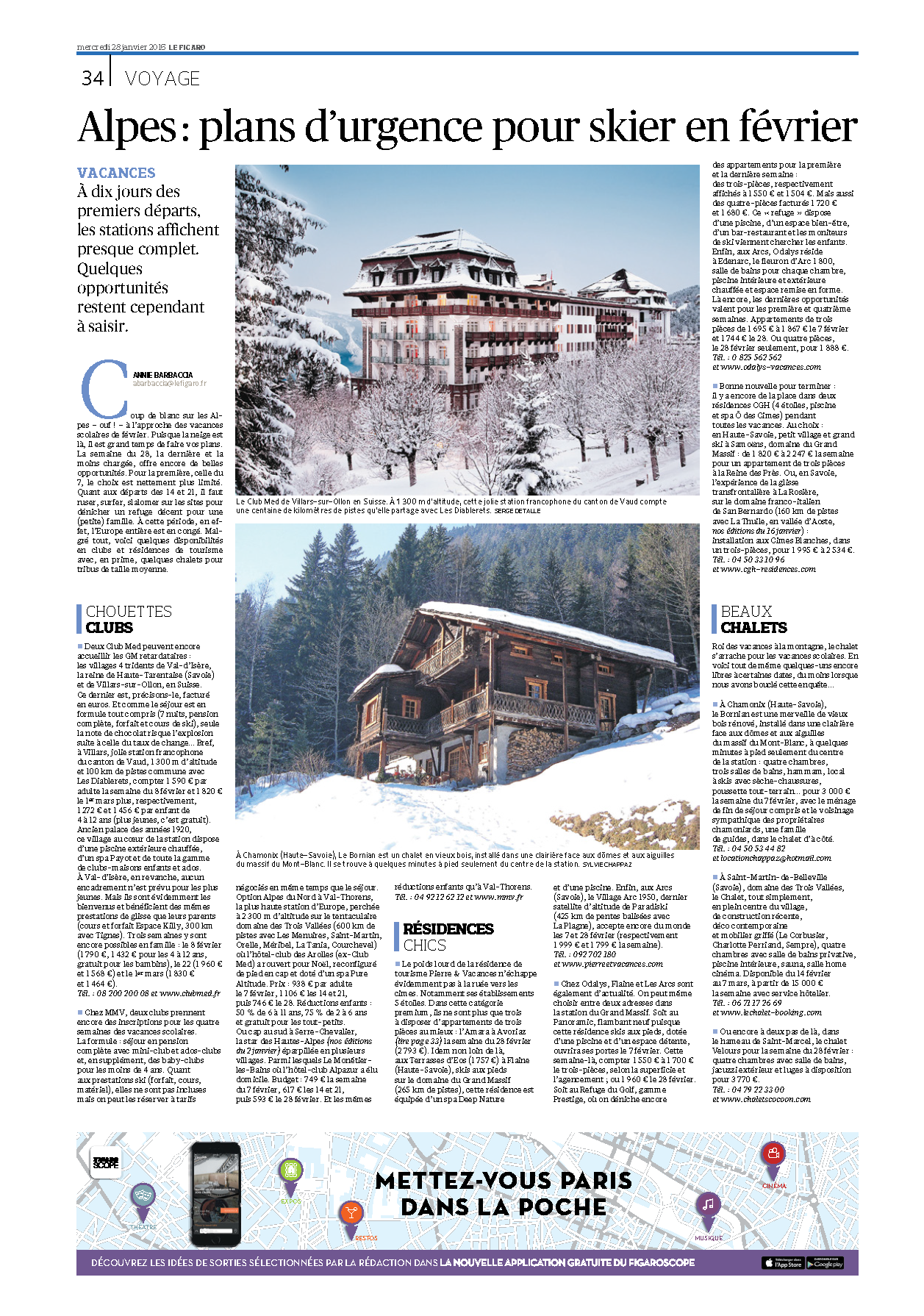 Chez Odalys, Flaine et Les Arcs font l'actualité
