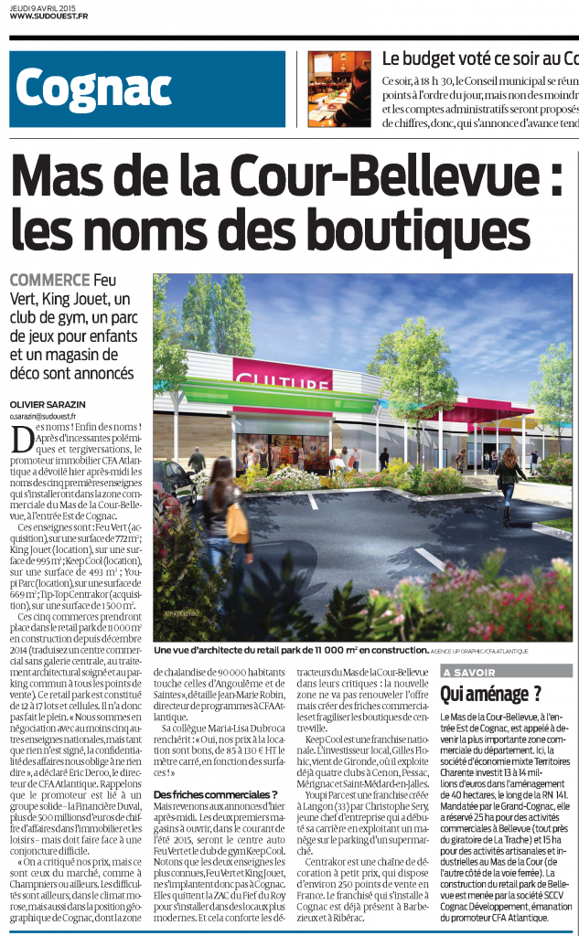 Mas de la Cour-Bellevue - les noms des boutiques