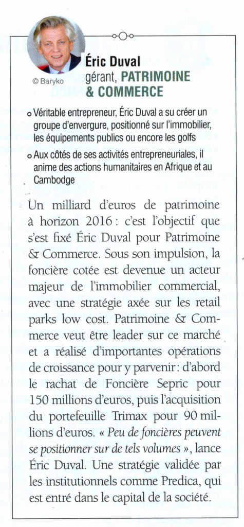 eric duval entrepreneur décideurs