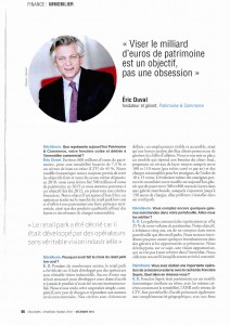 eric duval pdg groupe financière duval