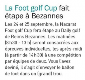 La Footgolf Cup fait étape à Bezannes #ngfgolf #groupeduval #golf